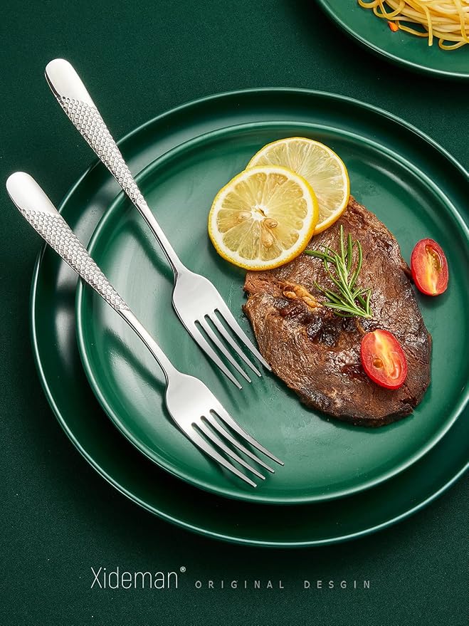 Xideman 6-Piece Stainless Dinner Forks