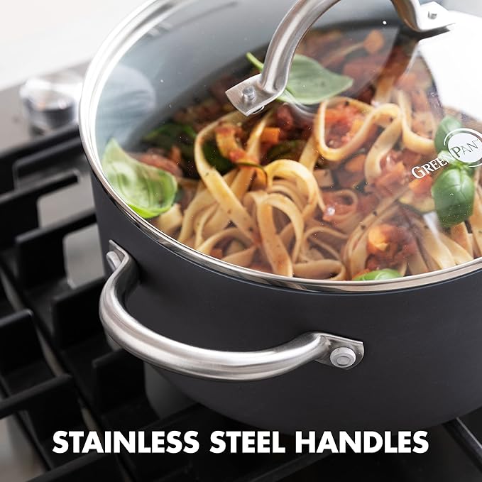 GreenPan Lima 5QT Ceramic Nonstick Stock Pot