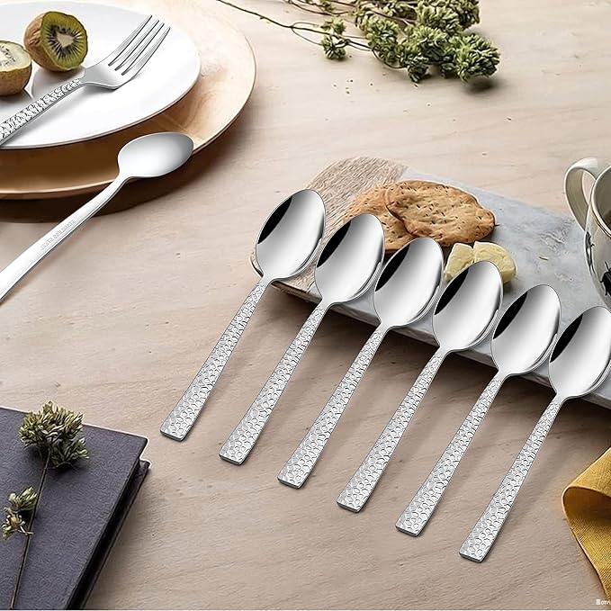HaWare 24-Piece Stainless Steel Forks & Spoons Set