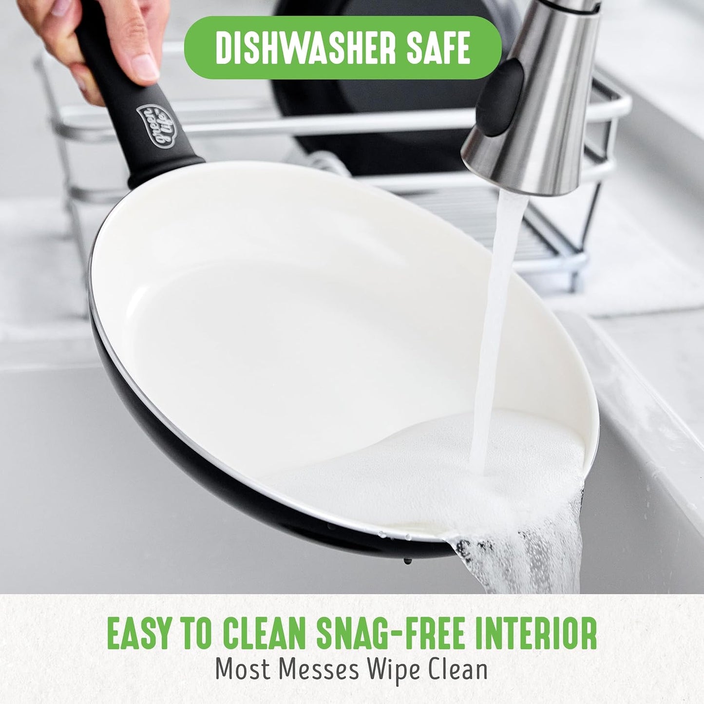 GreenLife SoftGrip 23pc Nonstick Ceramic Cookware & Utensils Set