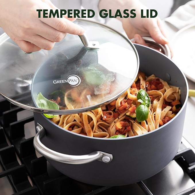 GreenPan Lima 5QT Ceramic Nonstick Stock Pot