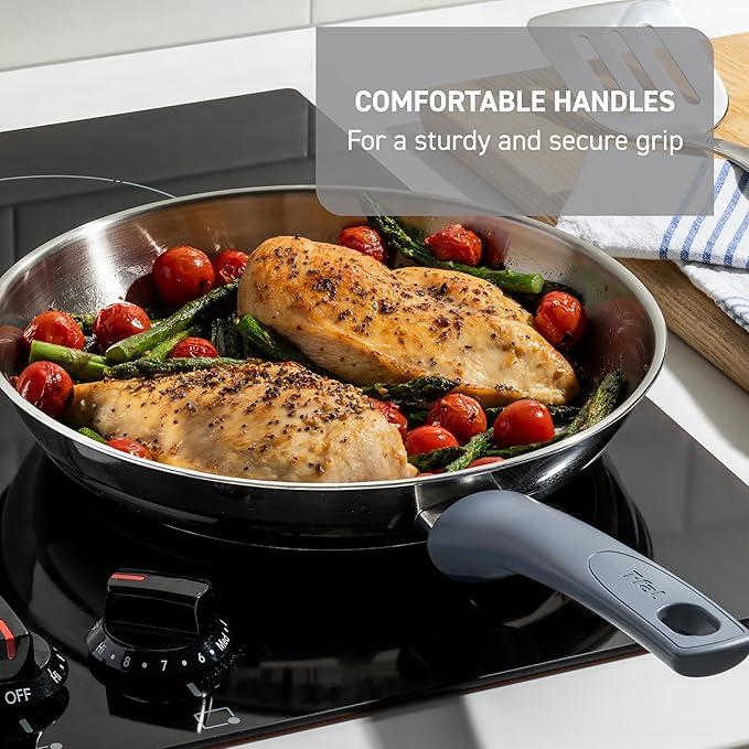 T-fal Stainless Essentials Fry Pan Duo