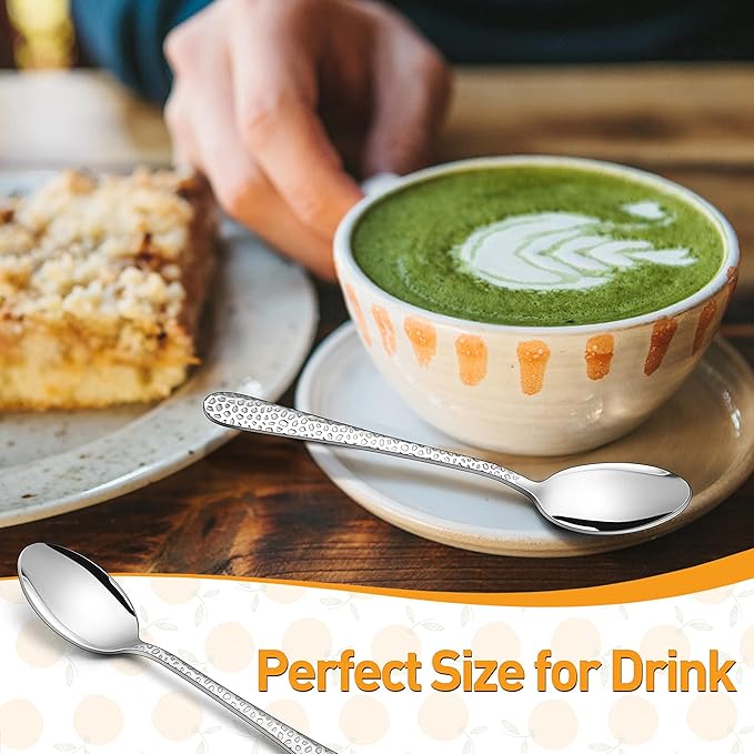 9-Piece Kid-Friendly Stainless Steel Spoon Set by HaWare