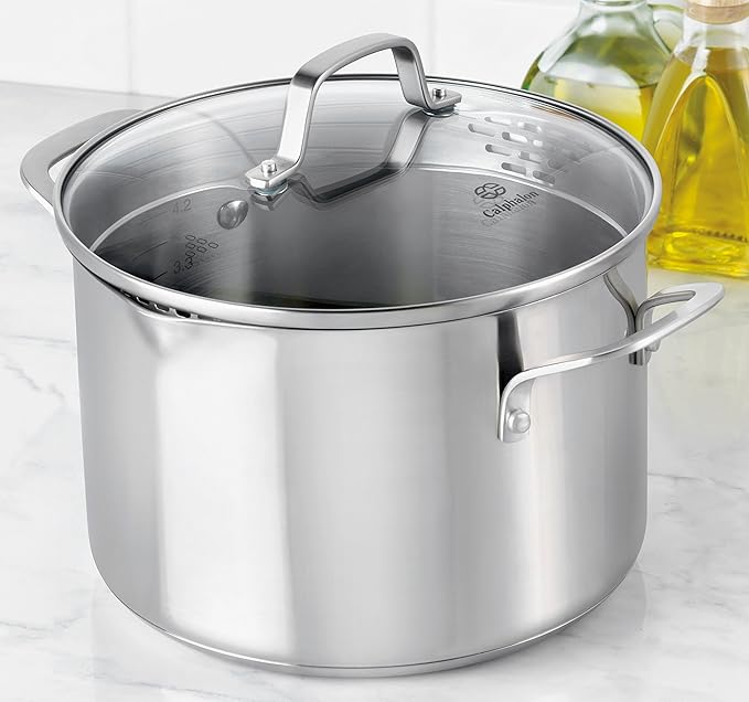 Calphalon Classic 6-Qt Stainless Stock Pot