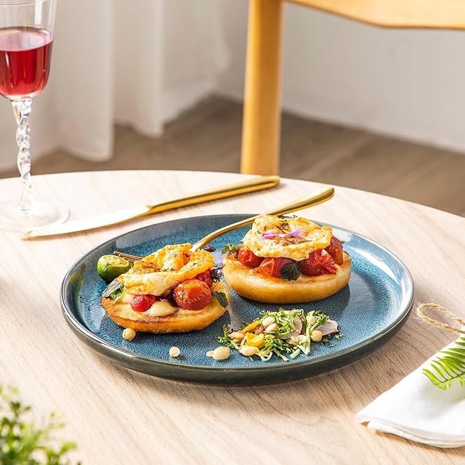 vancasso Azure 10-Inch Ceramic Dinnerware Set for 6