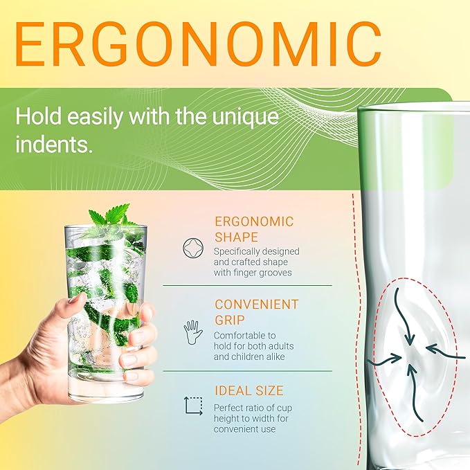 Bravario Tough Tritan Tumblers 17 oz | Dishwasher Safe & Shatterproof