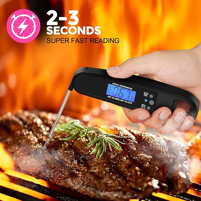 FastTrack Pro Chef Thermometer - Instant Read, Ultra-Precise, Waterproof