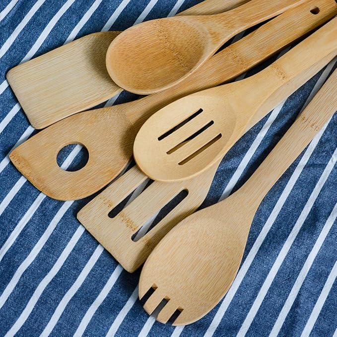 TeakMaster 6-Piece Wooden Cooking Set