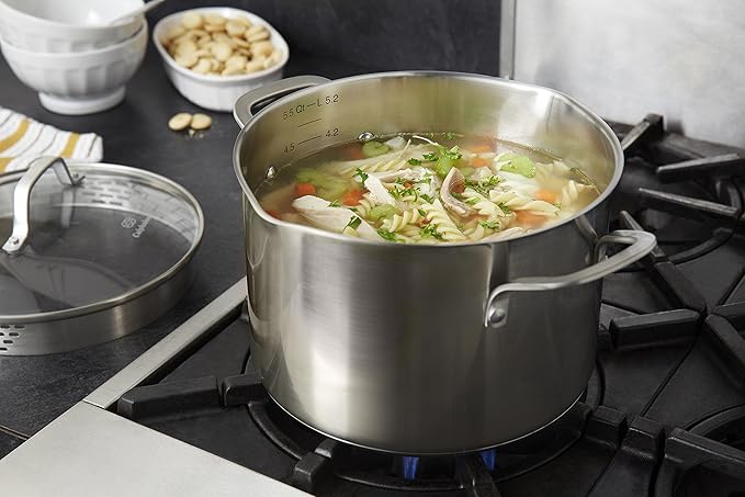 Calphalon Classic 6-Qt Stainless Stock Pot