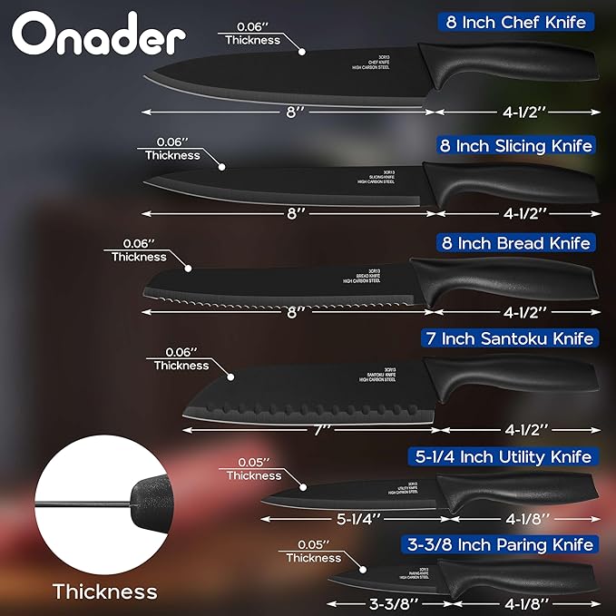 Onader 12-Piece Precision Knife Set