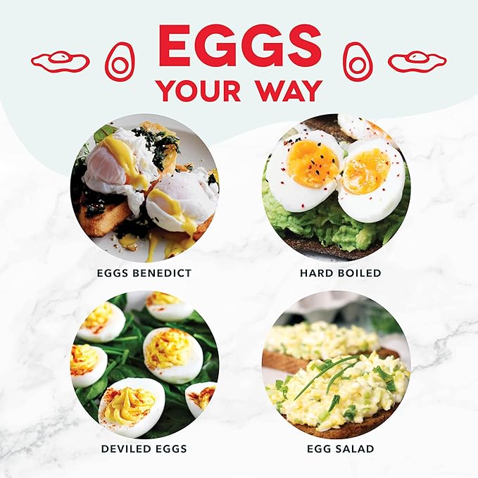 DASH 6-Egg Quick Cooker: Electric, Auto-Off - Aqua