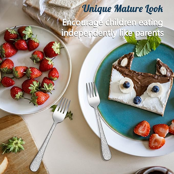 HaWare 9-Pc Kids' Stainless Steel Fork Set