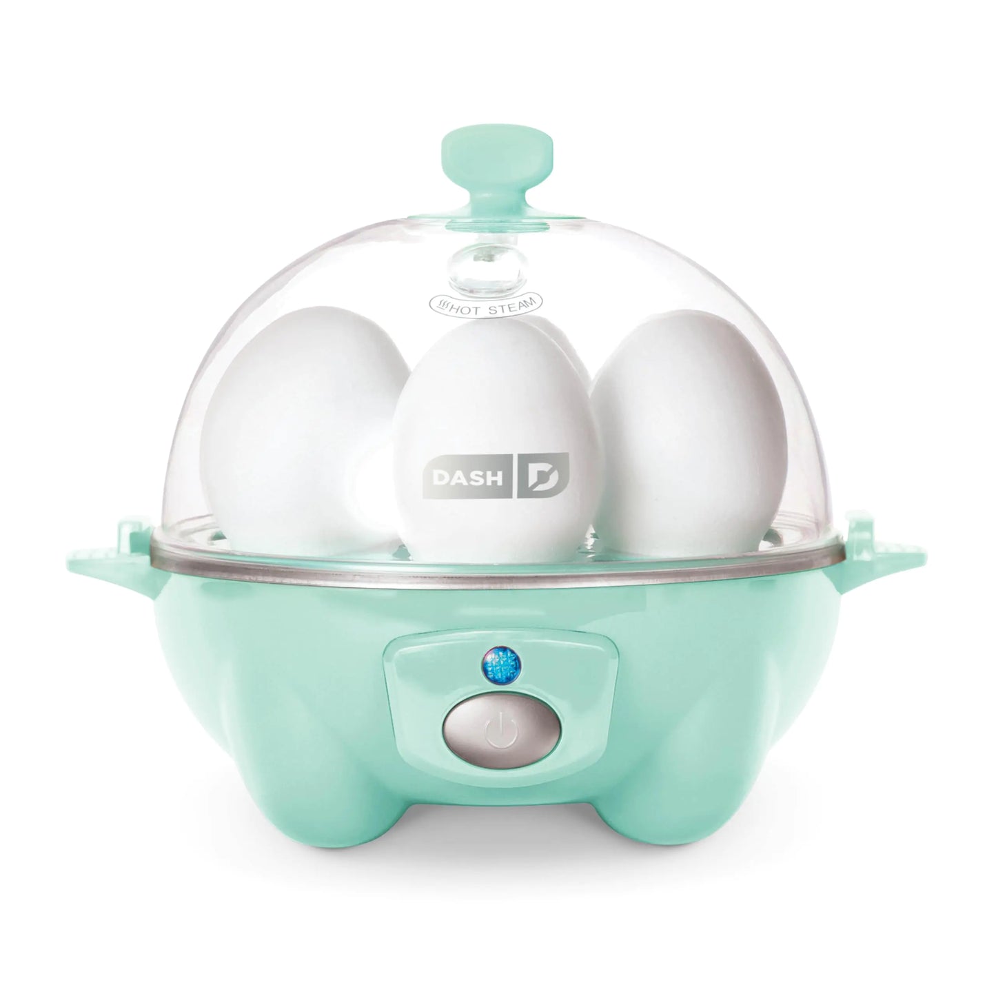 DASH 6-Egg Quick Cooker: Electric, Auto-Off - Aqua
