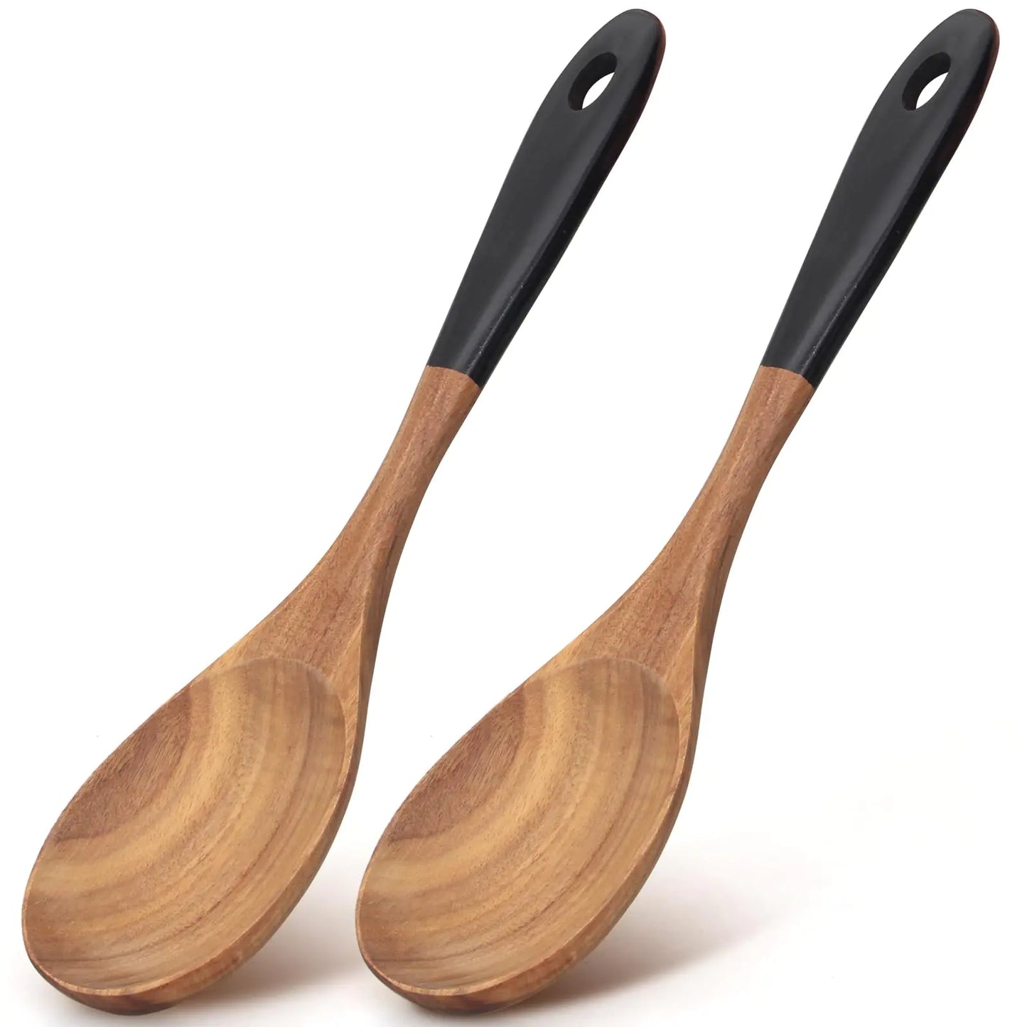 Acacia Wood Cooking Set: 12" Spoons and Spatulas