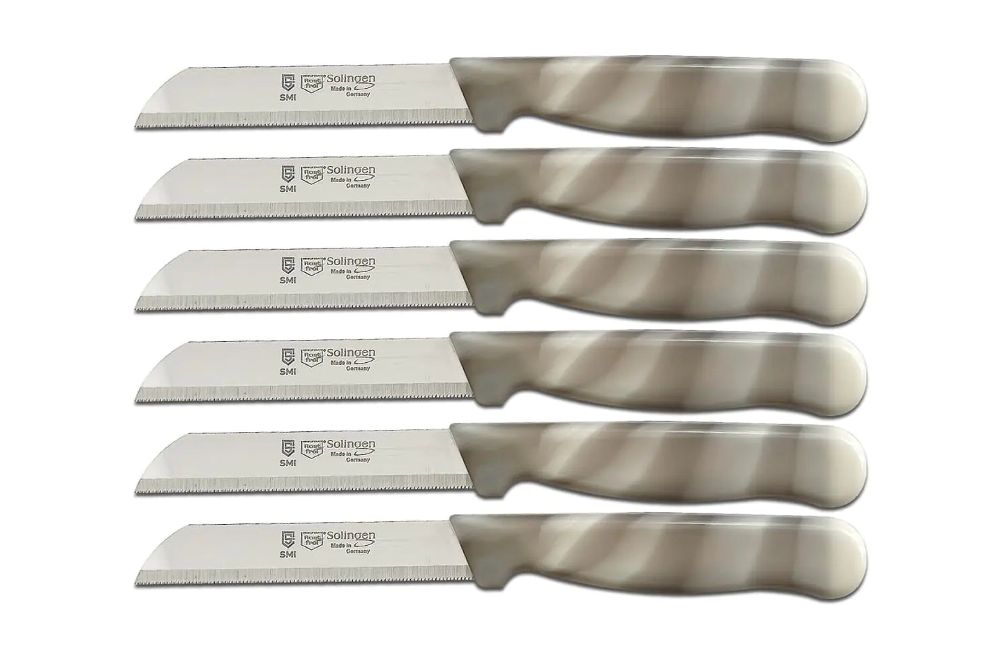 SMI 6-Piece Solingen Serrated Paring Knife Set