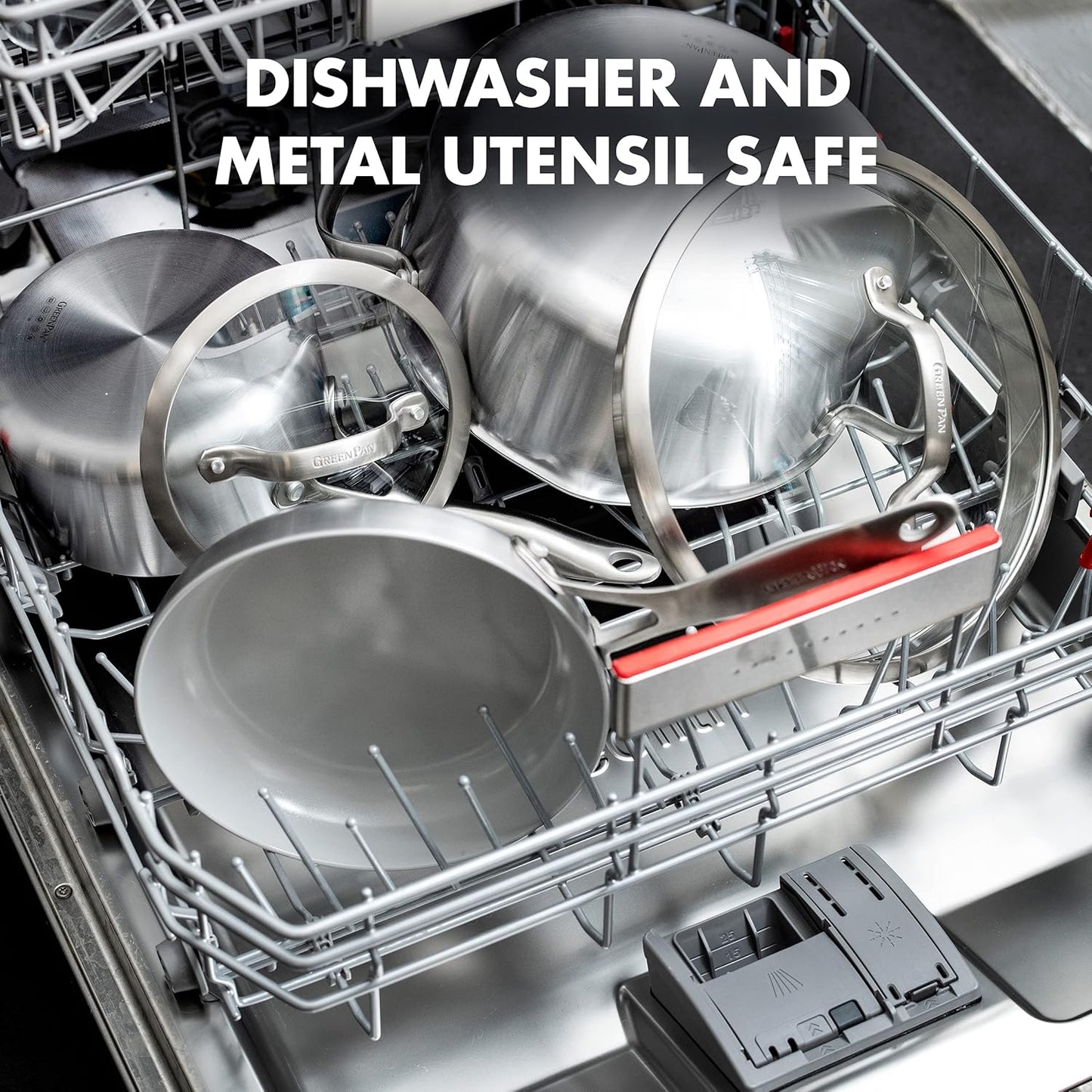 GreenPan Venice Pro 1.7QT Tri-Ply Ceramic Nonstick Saucepan