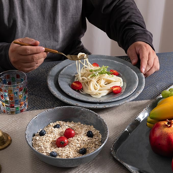 Farmhouse Glide Melamine Plate Set 6 Pack