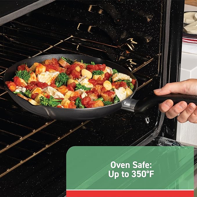 T-fal 18-Piece Red Nonstick Cookware Essentials