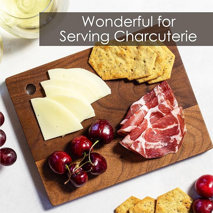 TB Home Elegant Walnut Serving Board 8"x6-3/8"