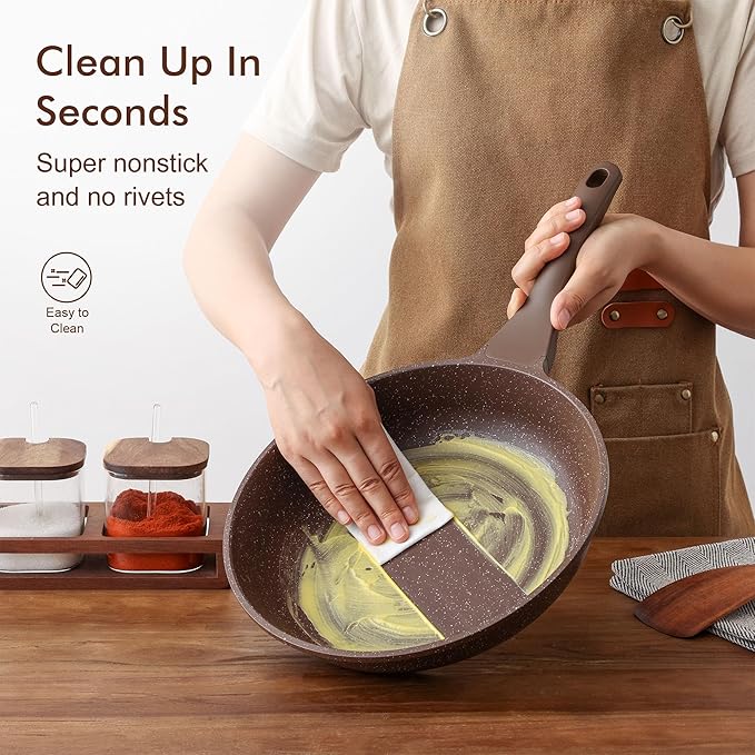 GranitoPan Nonstick Skillet 11 Inch Healthy Stone Coating