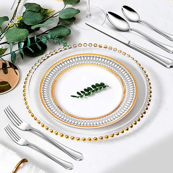 ScallopEdge 10-Piece Stainless Flatware Set