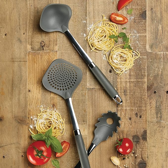 Anolon 3-Piece Pasta Master Utensil Set in Graphite