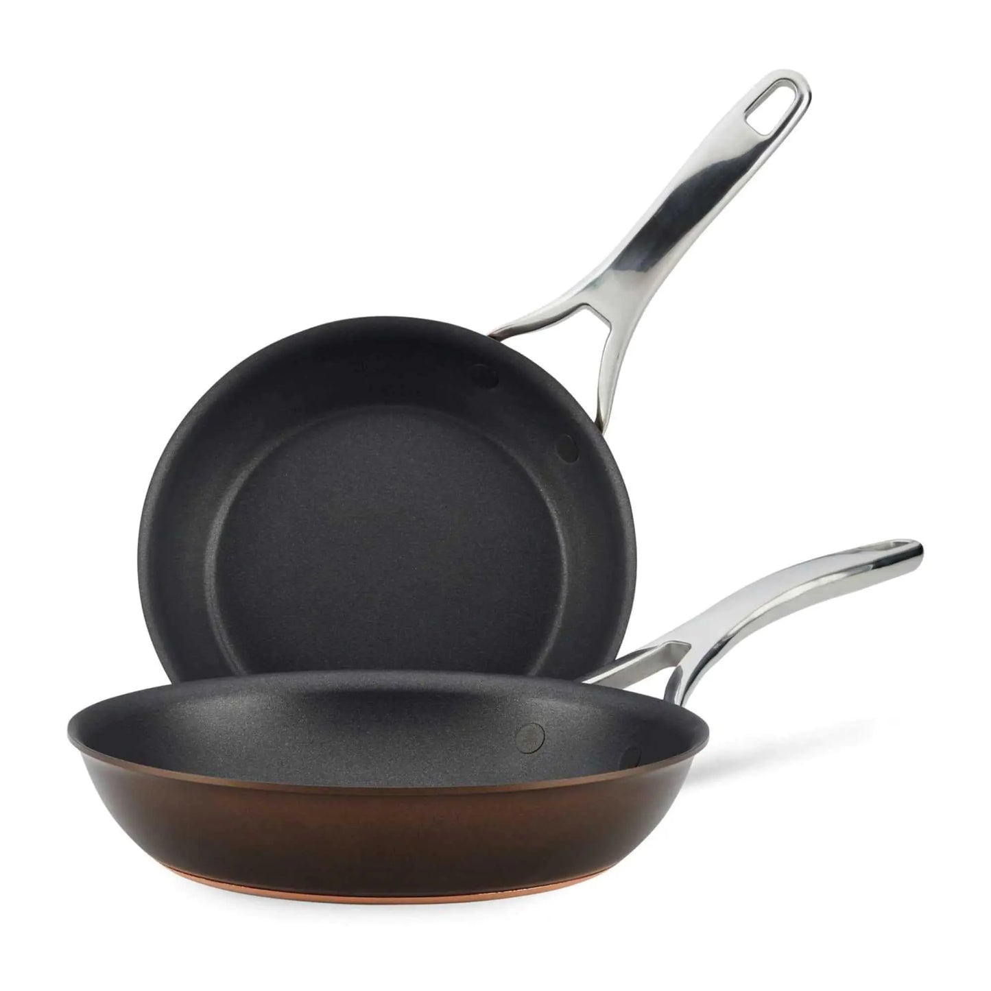 Anolon Copper Luxe Nonstick Skillet Duo - 8.5" & 10"