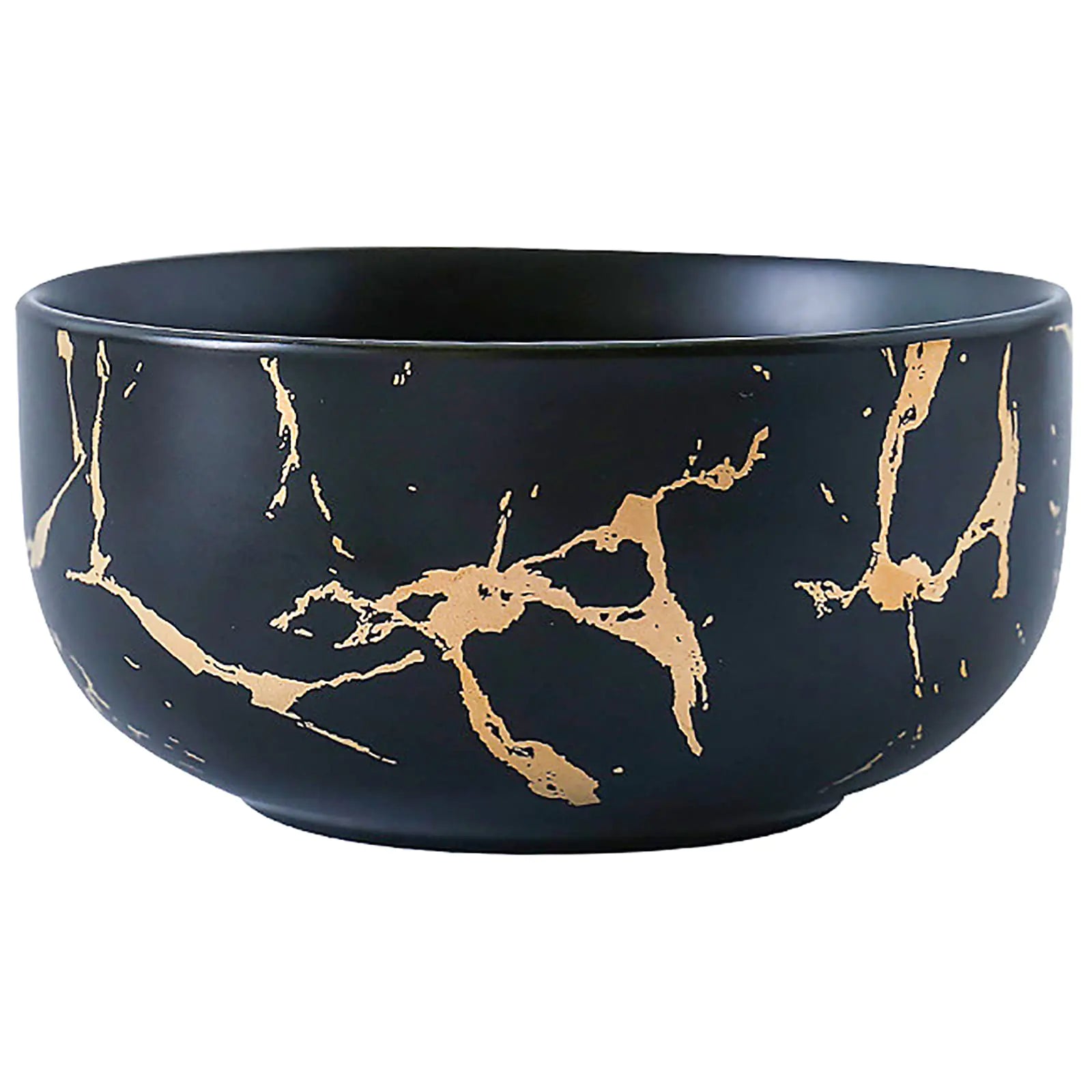Gilded Marble 17OZ Cereal Bowl - Microwave Safe