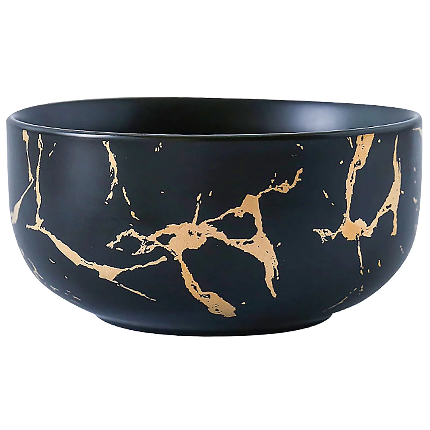 Gilded Marble 17OZ Cereal Bowl - Microwave Safe