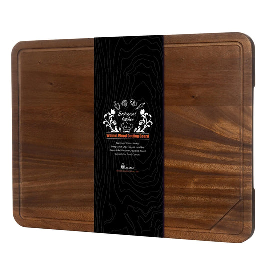 Axeman Premium Walnut Cutting Board with Juice Groove