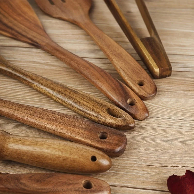 Elegant Wooden Kitchen Set – Timeless Tools