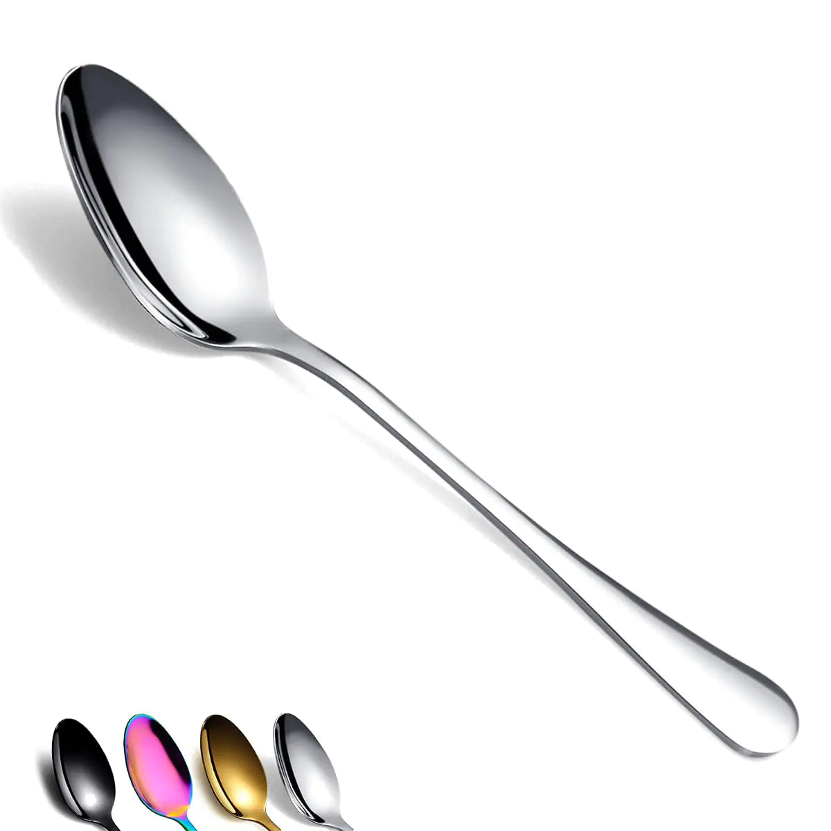 Berglander 7.5" Stainless Steel Dinner Spoons, Set of 6