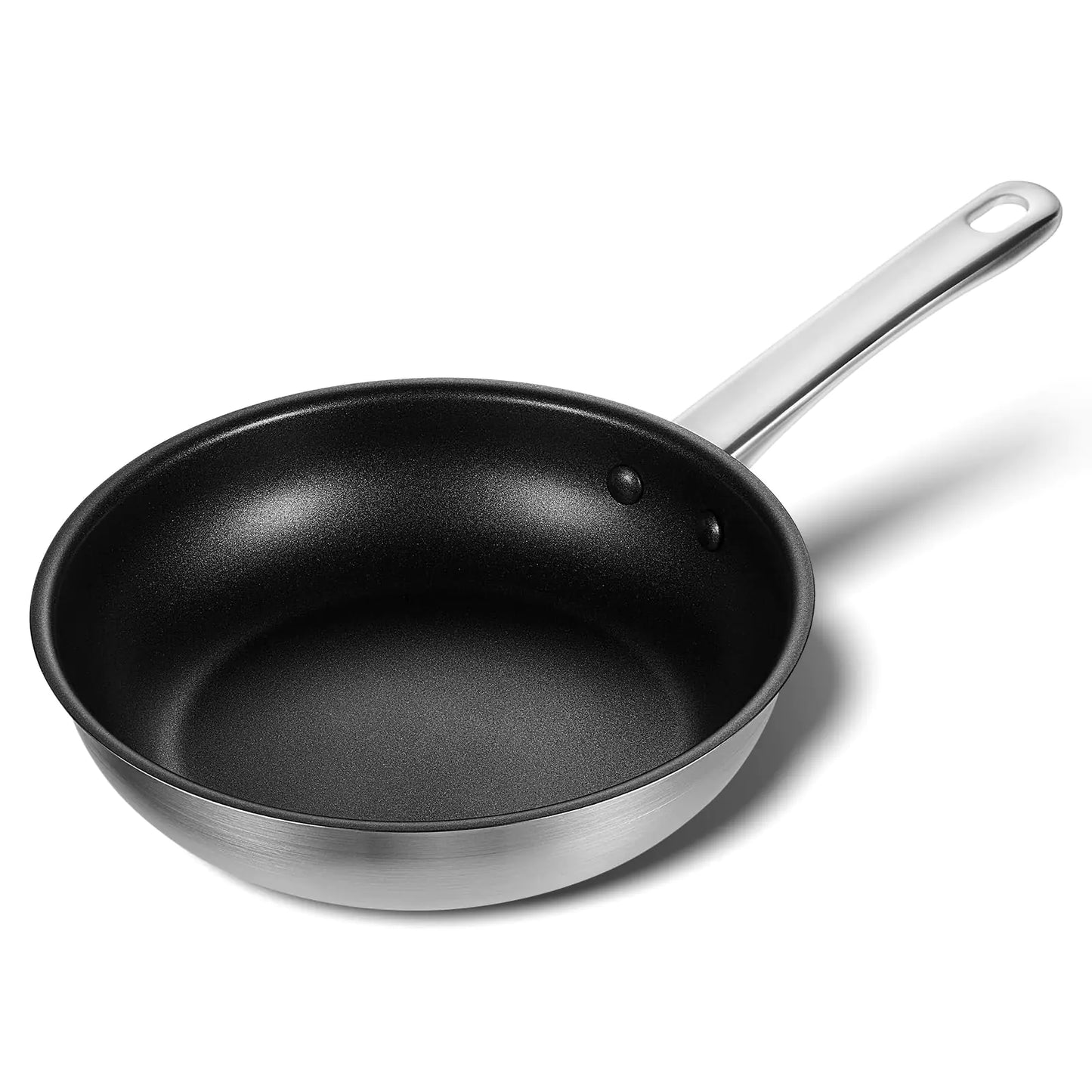 CS Pro Stainless 8 Inch Skillet with Cool Handle