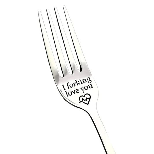 Forking Love You Engraved Stainless Steel Fork