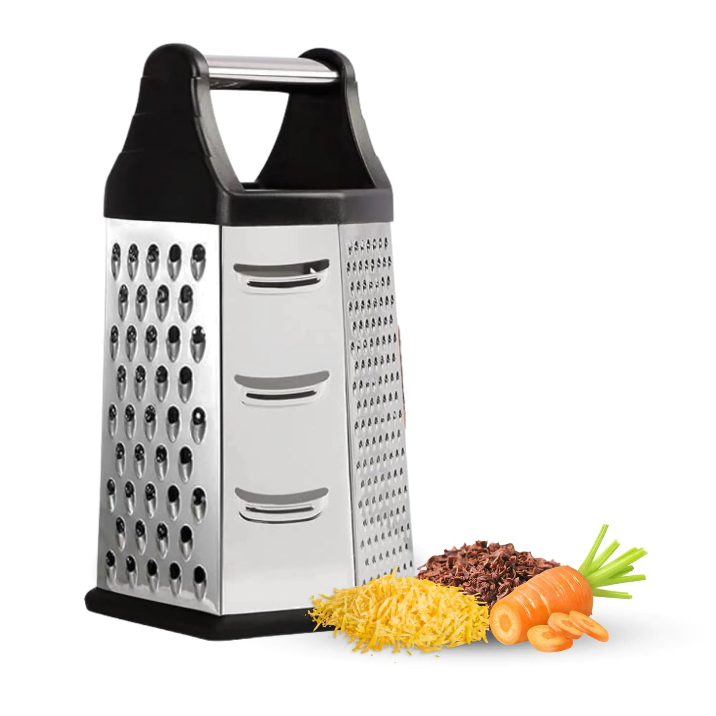 6-in-1 Stainless Steel Multi-Grater with Container