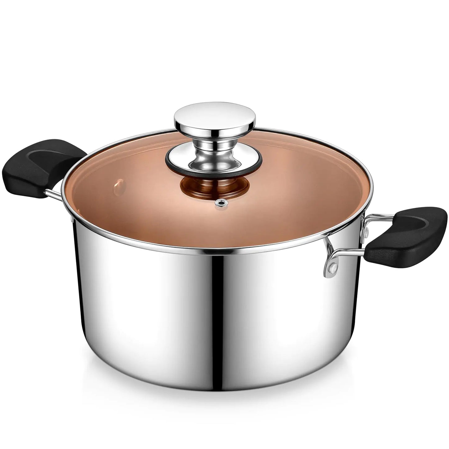 5 Qt Chef's Choice Stainless Steel Cooking Pot with Lid