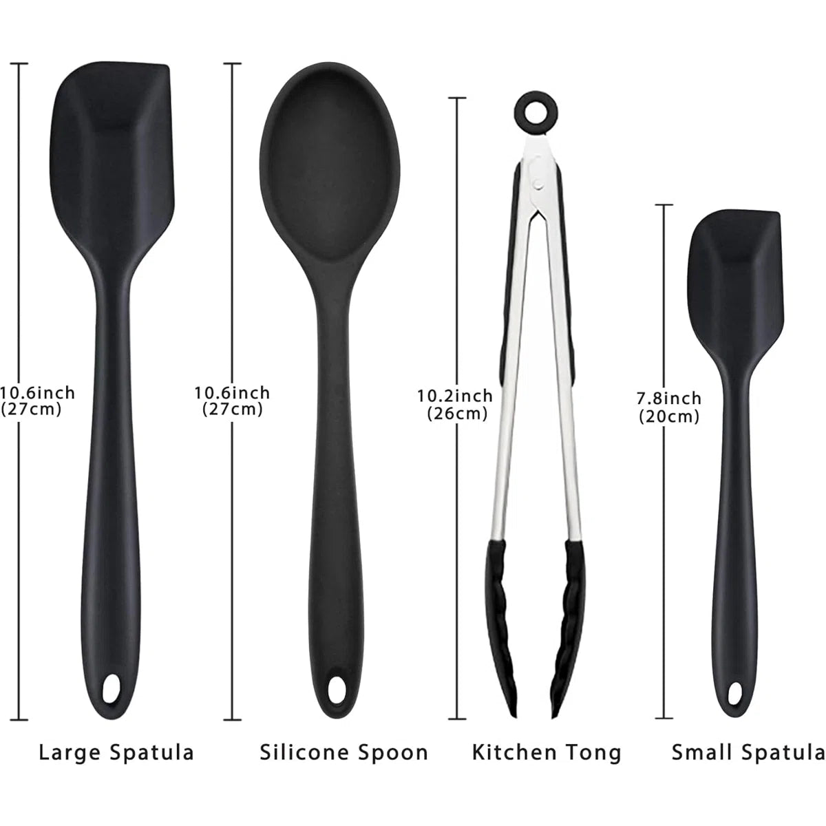 SiliconeChef 4-Piece Heat-Resistant Kitchen Set