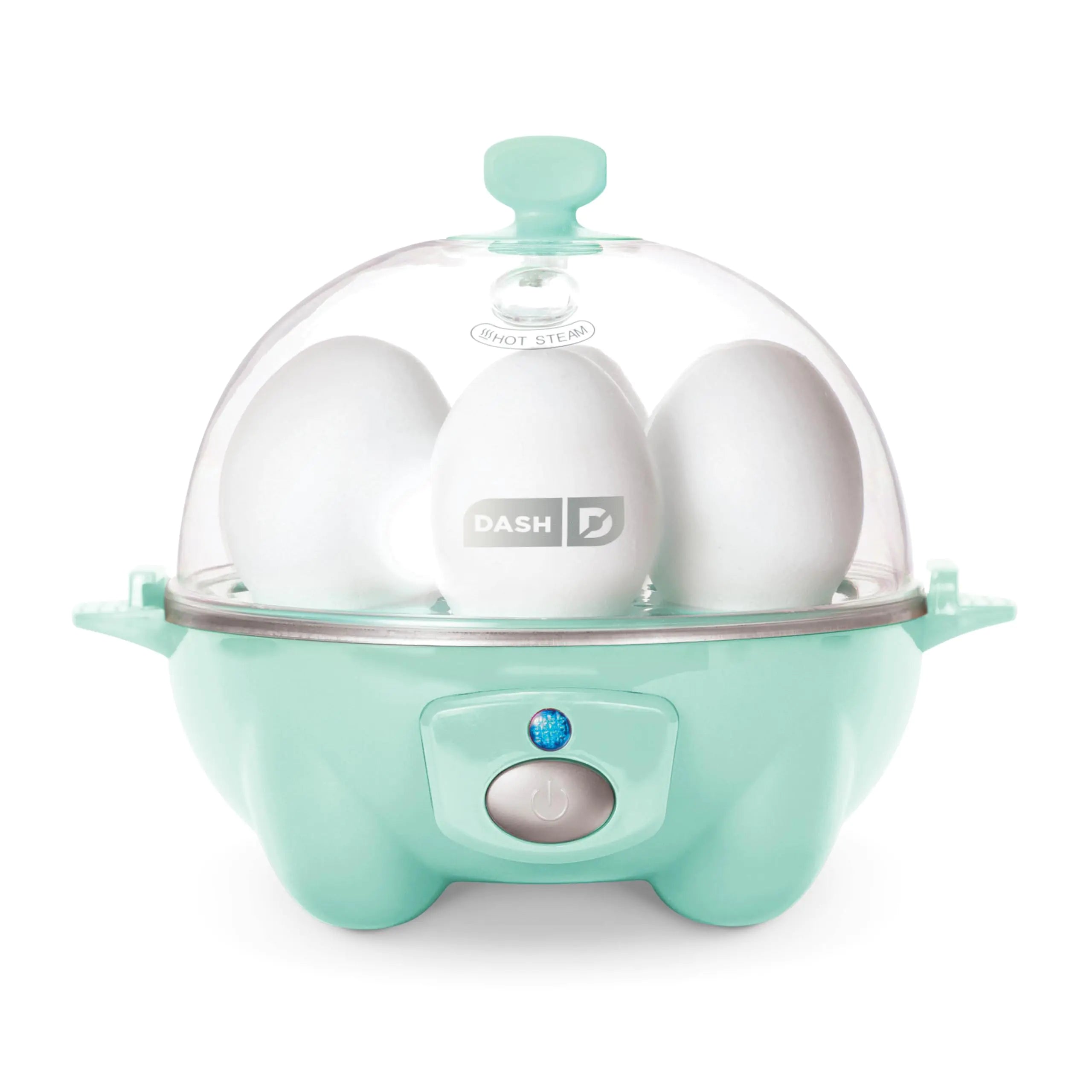 DASH 6-Egg Quick Cooker: Electric, Auto-Off - Aqua