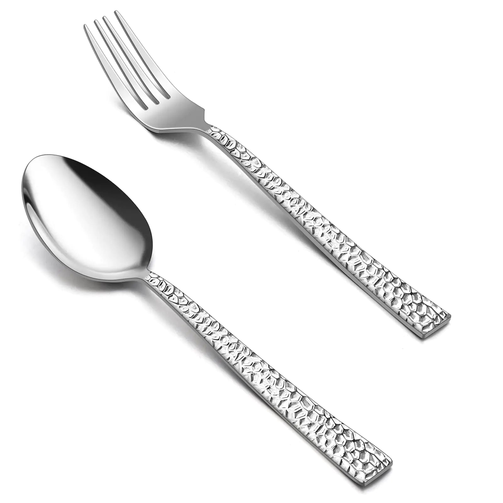 HaWare 24-Piece Stainless Steel Forks & Spoons Set