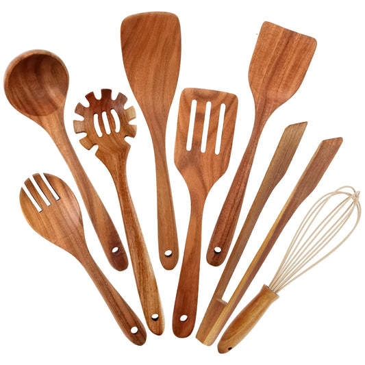 Elegant Wooden Kitchen Set – Timeless Tools