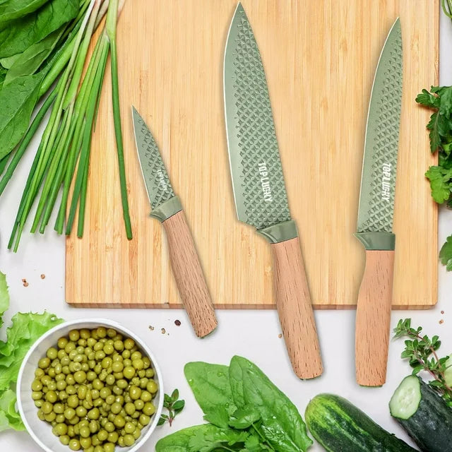 GreenStripe 6-Piece Chef Knife Set