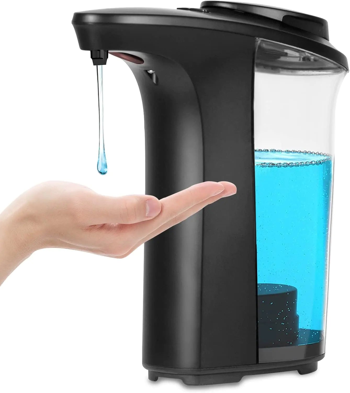 FKWin Touchless Soap Dispenser with 5-Level Control, 17oz