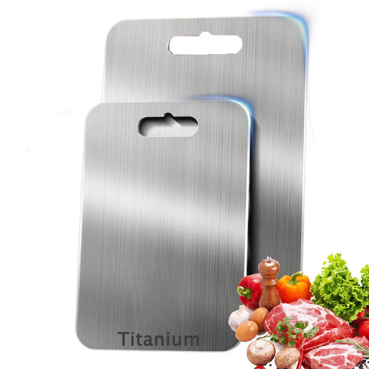 Titanware 100% Titanium Double-Sided Cutting Board (18x12 inches)