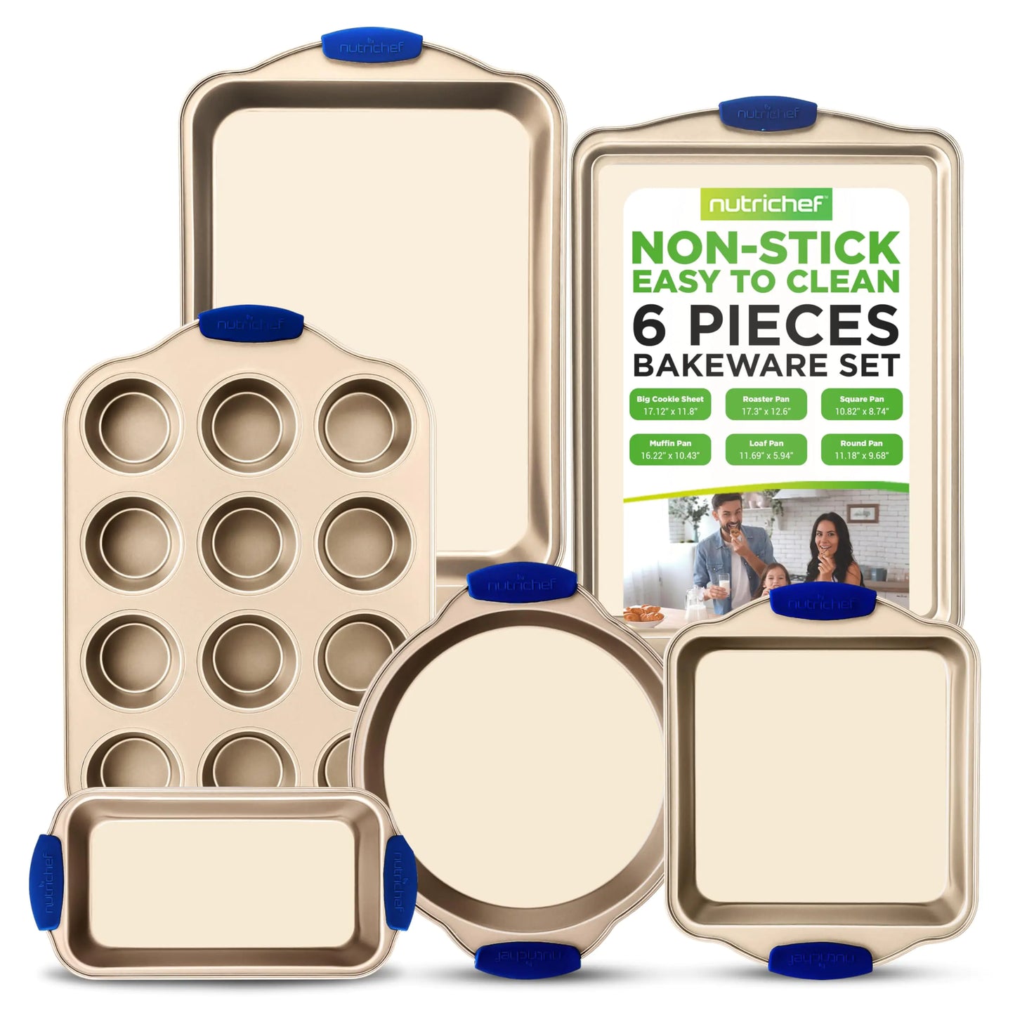 GoldStar 6-Piece Nonstick Bakeware Set