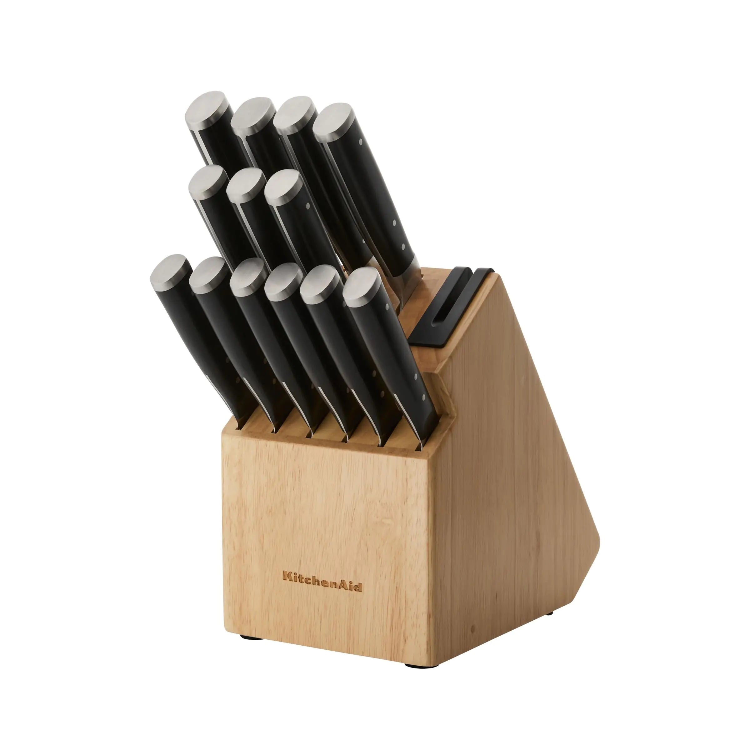 KitchenAid 14-Piece Stainless Steel Knife Set with Sharpener