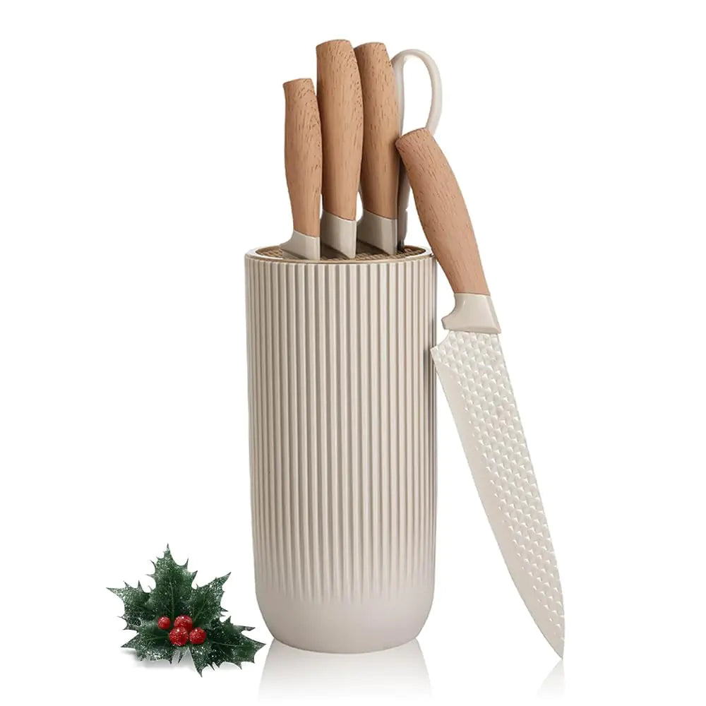 Khaki Chef's Select 6-Piece Knife Set