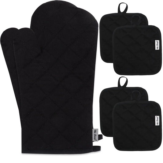 EcoHeat 6-Piece Oven Mitts & Pot Holders Set