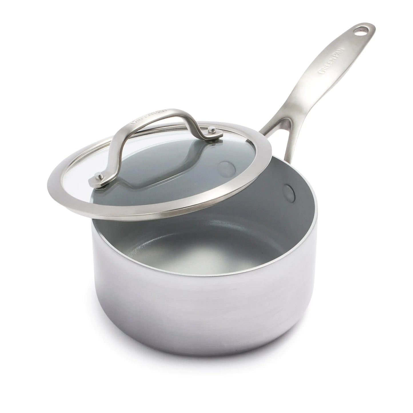 GreenPan Venice Pro 1.7QT Tri-Ply Ceramic Nonstick Saucepan