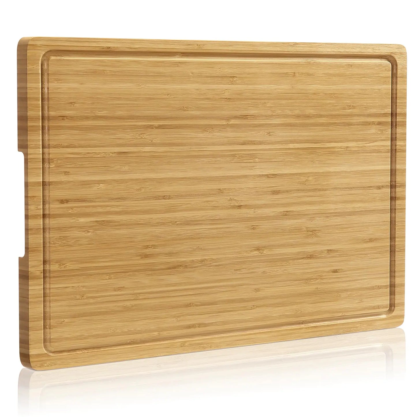 20-Inch Bamboo Carving Board with Juice Groove