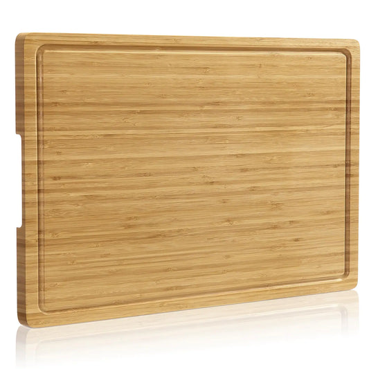 20-Inch Bamboo Carving Board with Juice Groove